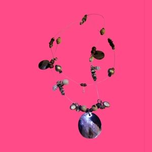 Mother Of Pearl String Necklace